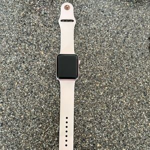 Rose gold Apple Watch